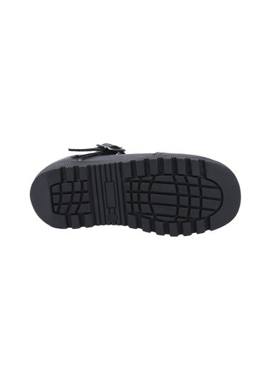 Hush Puppies Black Kerry Senior School Shoe