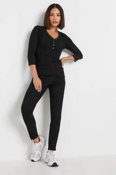 PixieGirl Petite Black Stretch Zip Pocket Skinny Jeans