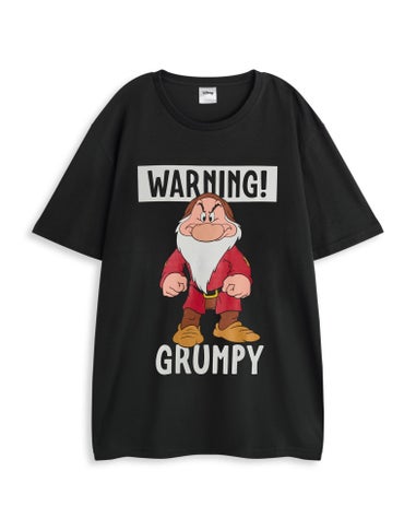 Disney Snow White & Seven Dwarfs Adults Black Pyjama Set