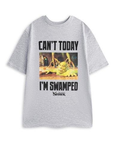 Shrek Adults Multicoloured Can't Today I'm Swamped Pyjama Set