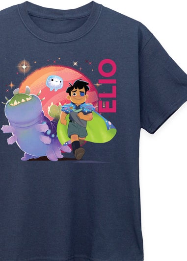 Disney Elio Walking Glordon Kids Navy Graphic T-Shirt (3-13 Years)