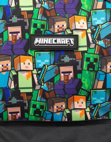 Minecraft All Over Print Kids Black Backpack