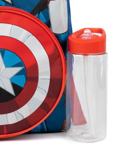 Marvel Blue Backpack 4 Piece Set