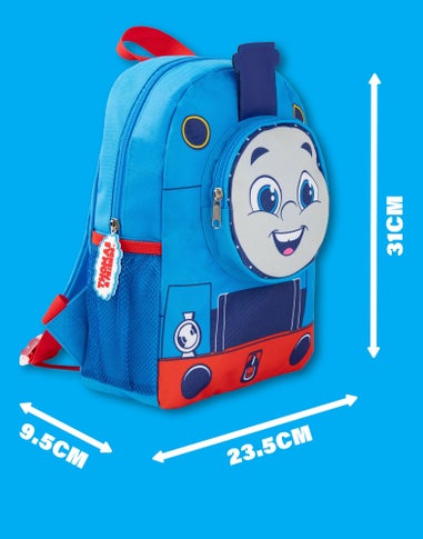 Thomas and Friends 3D Face Pocket Kids Blue Backpack