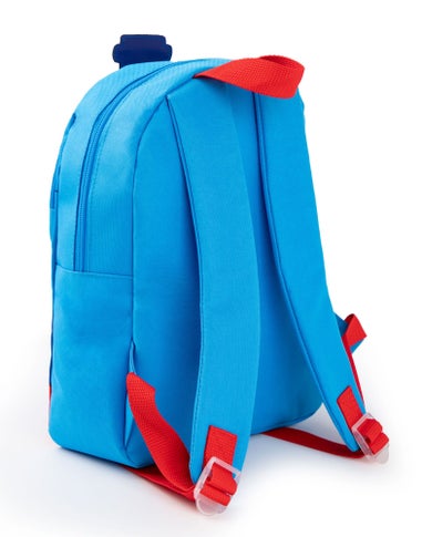 Thomas and Friends 3D Face Pocket Kids Blue Backpack