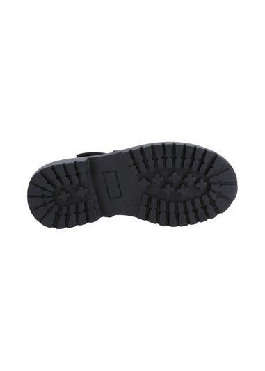 Hush Puppies Black Astrid Bow Patent Junior