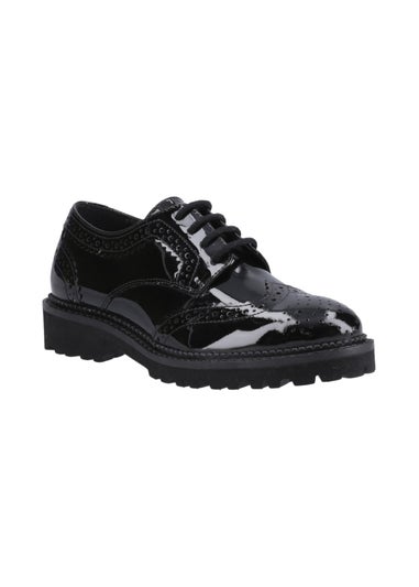 Hush Puppies Gabi Lace Up Patent Junior