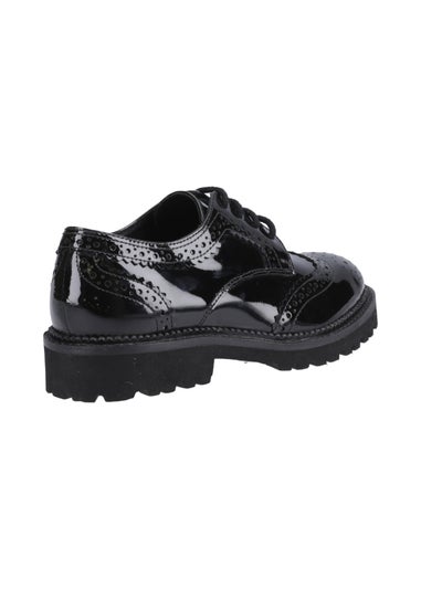 Hush Puppies Gabi Lace Up Patent Junior