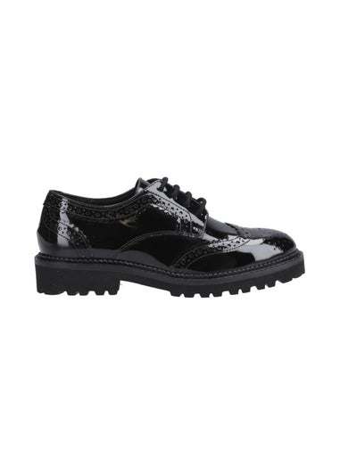 Hush Puppies Gabi Lace Up Patent Junior