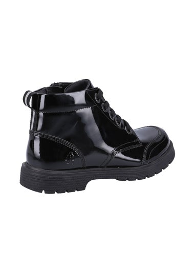 Hush Puppies Black Jolie Patent Junior Chelsea