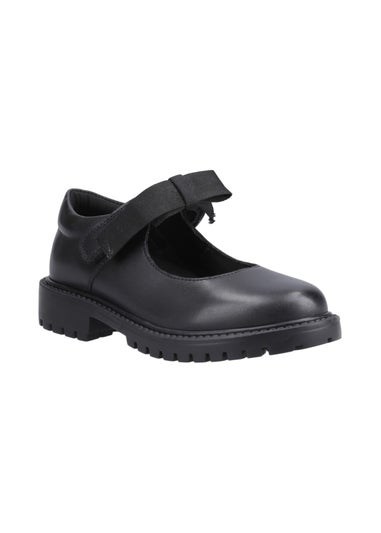 Hush Puppies Black Astrid Bow Junior