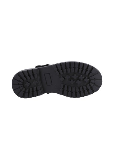 Hush Puppies Black Astrid Bow Senior