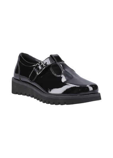 Hush Puppies Florrie T-Bar Patent Senior