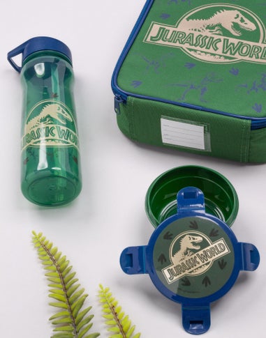 Jurassic World Childrens Lunch Bag, Bottle & Snackpot 3 Piece Set