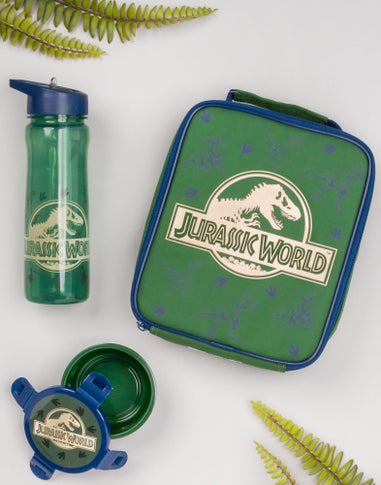 Jurassic World Childrens Lunch Bag, Bottle & Snackpot 3 Piece Set