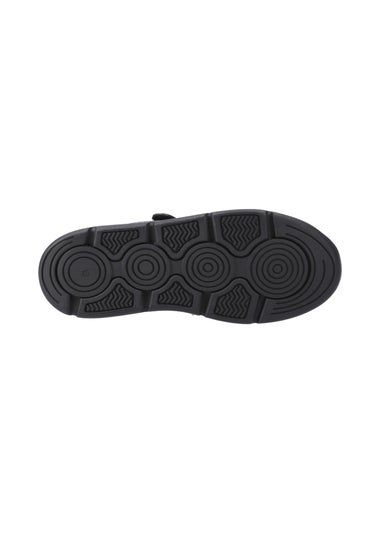 Hush Puppies Black Alfie Bungee Junior