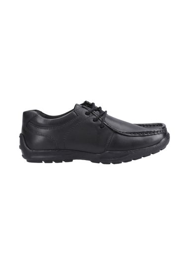 Hush Puppies Black Mackenzie Wallabee Junior
