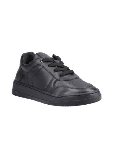 Hush Puppies Black Dougie Lace Senior
