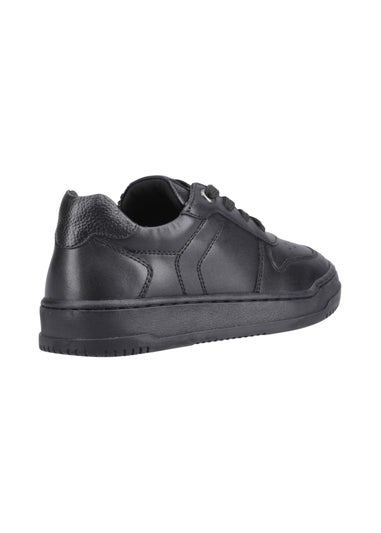 Hush Puppies Black Dougie Lace Senior