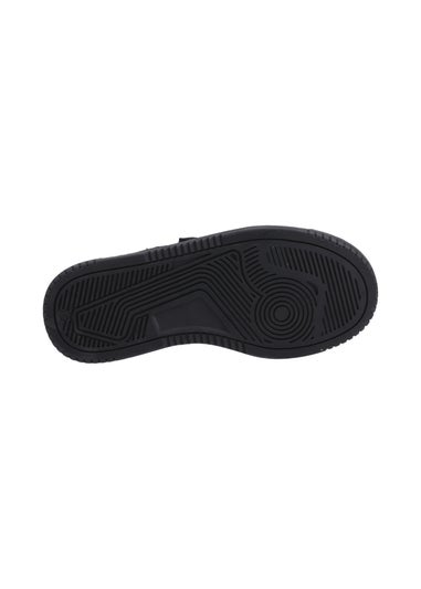Hush Puppies Black Daxton Touch Fastening Senior