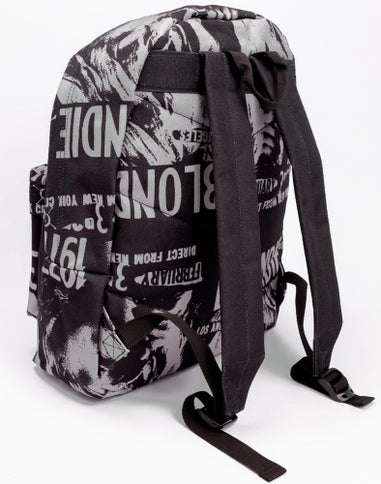 Blondie 1977 Band Poster Black Backpack