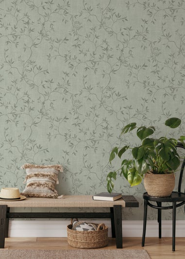 Darcy James Japandi Leaf Green