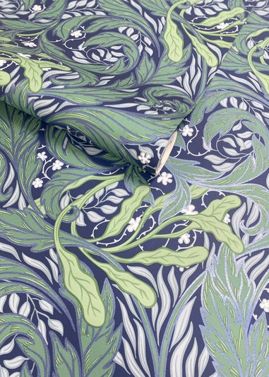 Muriva Vale Leaf Blue & Green