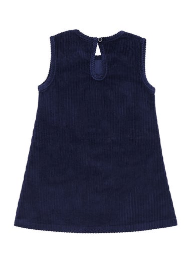 Lilly & Sid Navy Horse Face Applique Dress (0-8 Years)