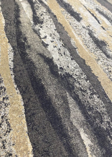 Muriva Soren Charcoal & Gold