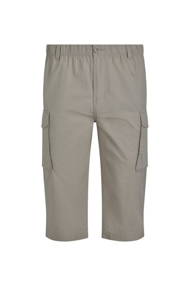 Weird Fish Flint Stone Summersville 3/4 Length Ripstop Cargo Trousers
