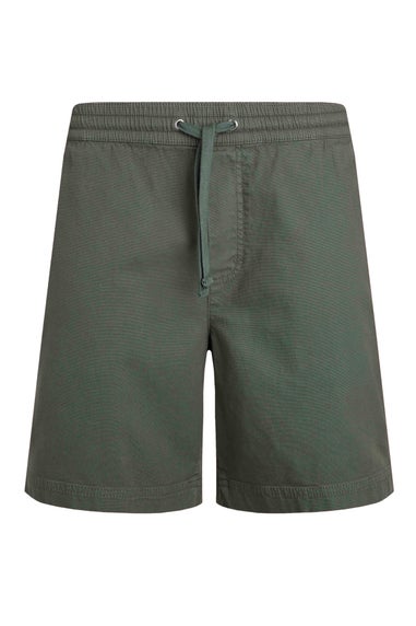 Weird Fish Khaki Weston Relaxed Canvas Shorts