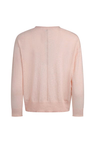 Weird Fish Pink Limon Outfitter Cardigan