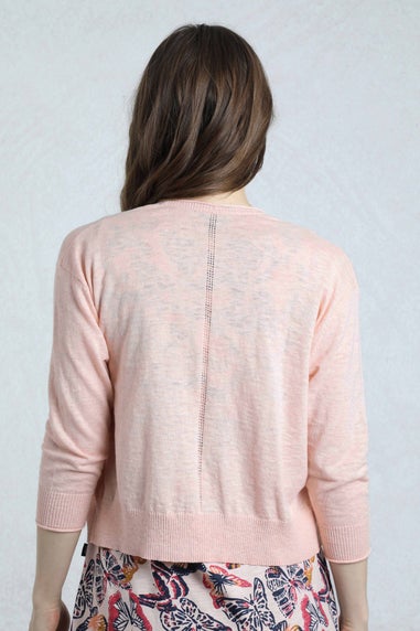 Weird Fish Pink Limon Outfitter Cardigan