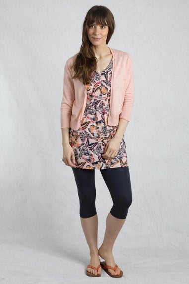 Weird Fish Pink Limon Outfitter Cardigan