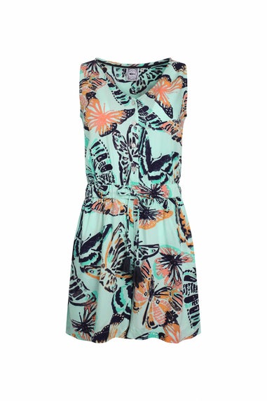 Weird Fish Seafoam Mare Printed Playsuit