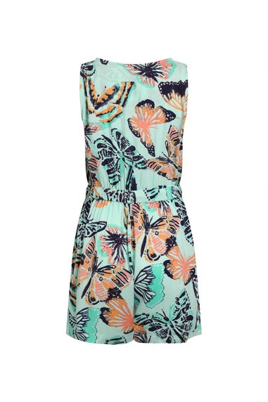 Weird Fish Seafoam Mare Printed Playsuit