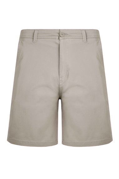 Weird Fish Cream Rayburn Flat Front Shorts