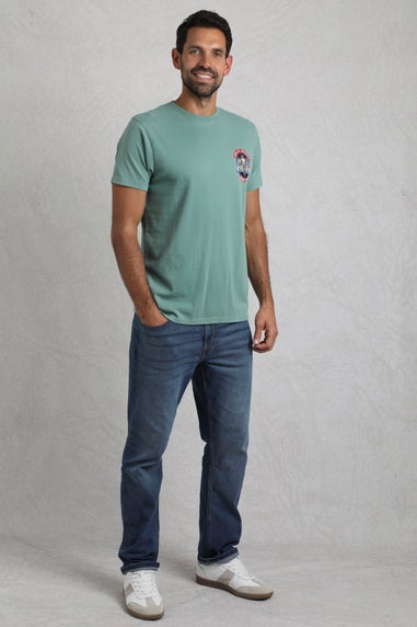 Weird Fish Pale Blue Sons of Anchovy Back Print Artist T-Shirt