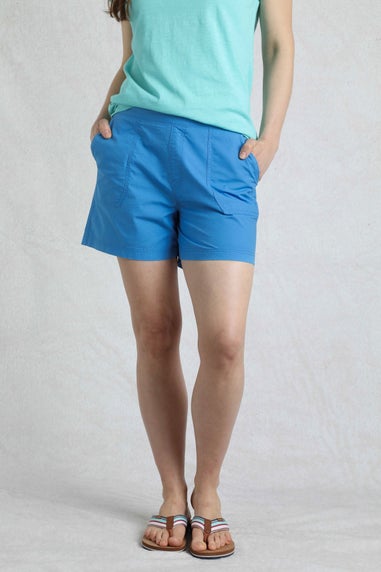 Weird Fish Azure Blue Deeley Ripstop Shorts