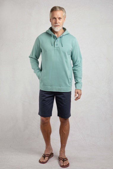 Weird Fish Pale Blue Woodside Sun-washed Loopback Hoodie