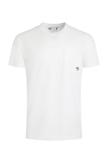 Weird Fish Light Cream Keaton Super Soft Pocket T-Shirt