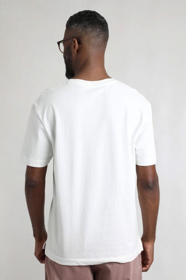 Weird Fish Light Cream Keaton Super Soft Pocket T-Shirt