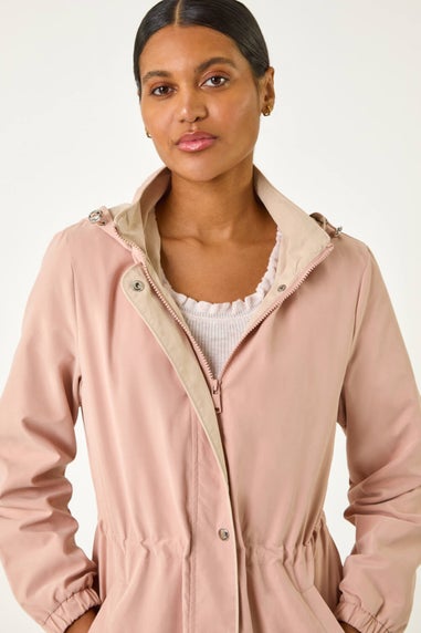 Roman Light Pink Lightweight Hooded Jacket