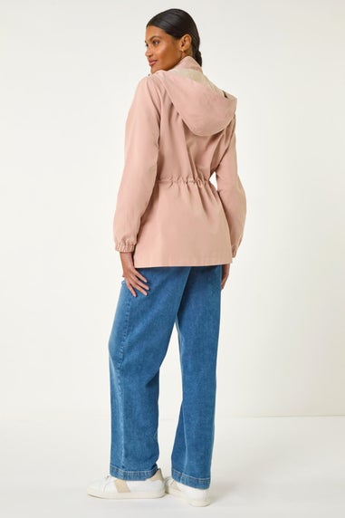 Roman Light Pink Lightweight Hooded Jacket