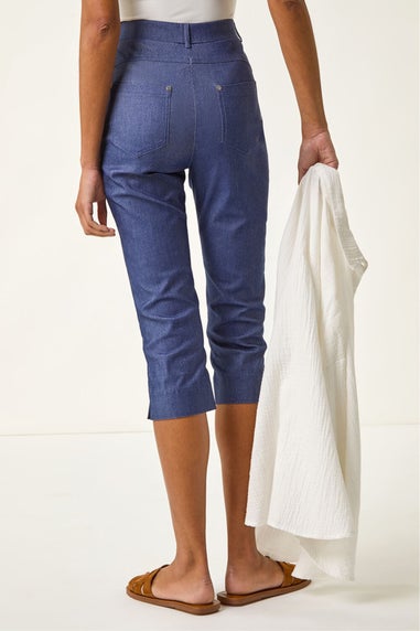 Roman Indigo Lift Sculpt Shape Cropped Trouser