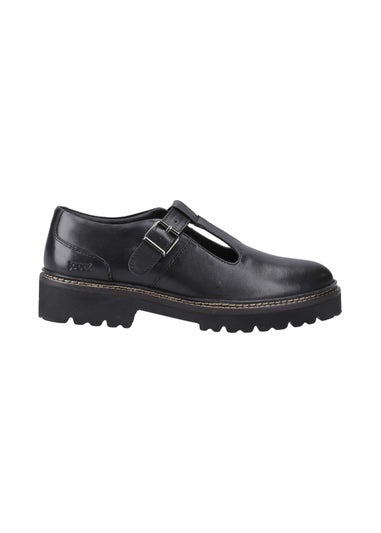 Pod Black Kylee Lace Up T-Bar