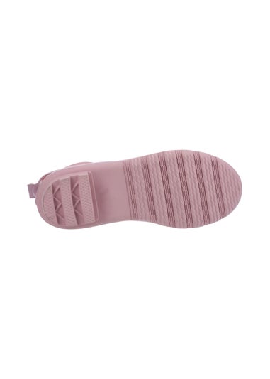 Cotswold Pink Wildflower Ankle Wellingtons