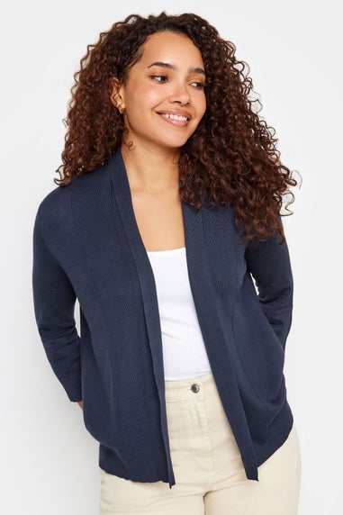 M&Co Navy Blue Shawl Collar Cardigan