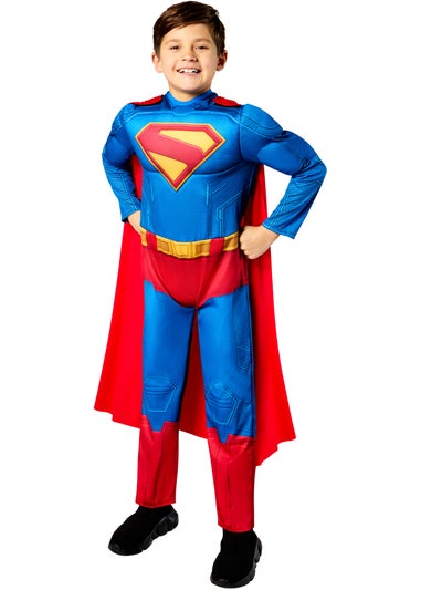 Superman Movie Superman Deluxe Kids Costume (5-10 Years)