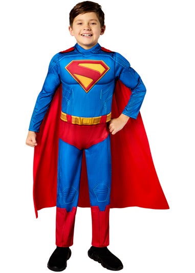 Superman Movie Superman Deluxe Kids Costume (5-10 Years)